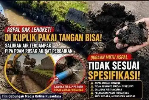 Proyek Jalan Nasional Pasuruan–Probolinggo (Lingkar Utara) Disorot, Dugaan Kualitas Aspal Rendah