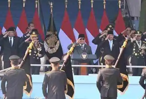 Panglima TNI Hadiri Peringatan HUT Ke-80 Bhayangkara, Perkuat Sinergi TNI-Polri
