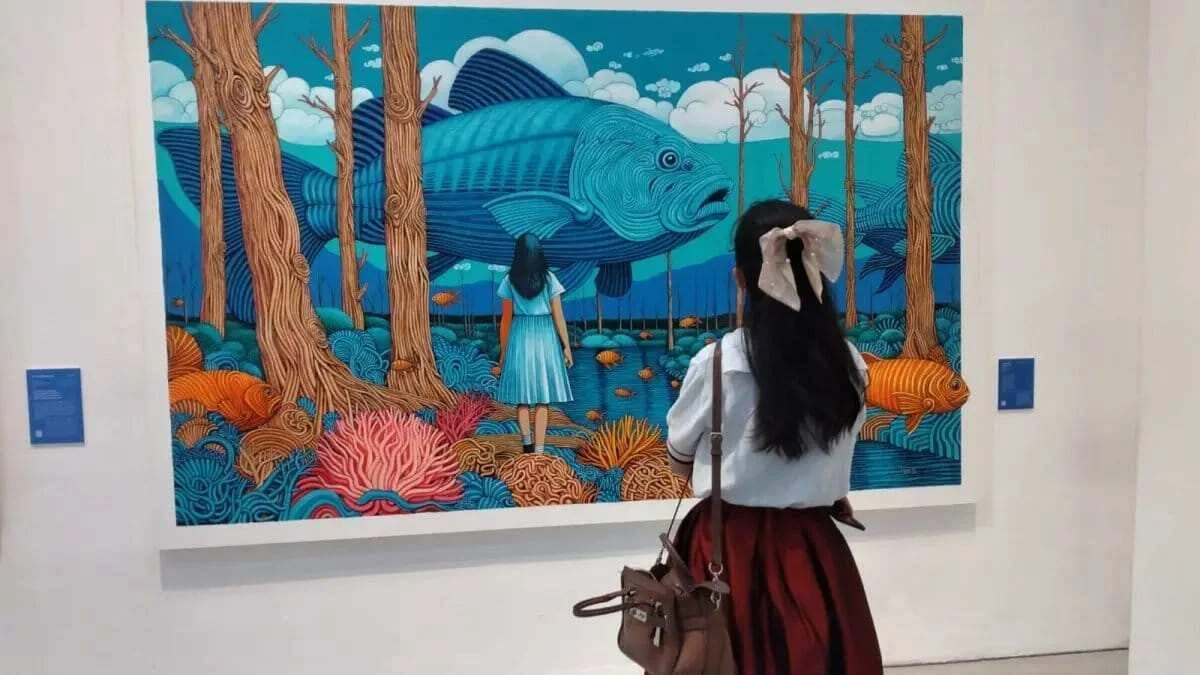 Pesan Lingkungan dari Pameran Seni untuk Perdamaian dan Masa Depan