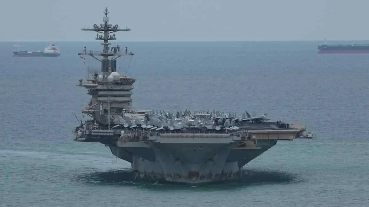 Kedatangan Kapal Induk USS Abraham Lincoln di Thailand Setelah 286 Hari Berlayar