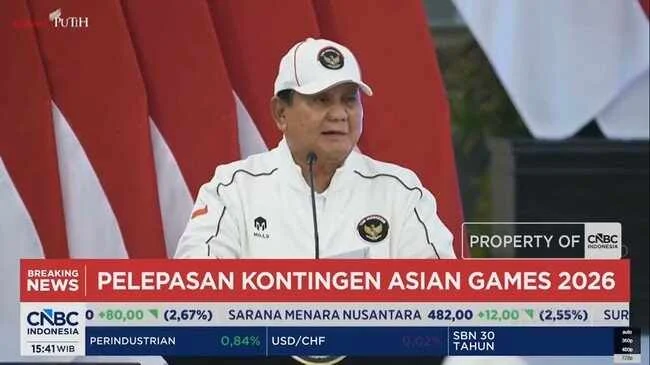 Momen Mengharukan: Prabowo Lepas Atlet menuju Kejuaraan