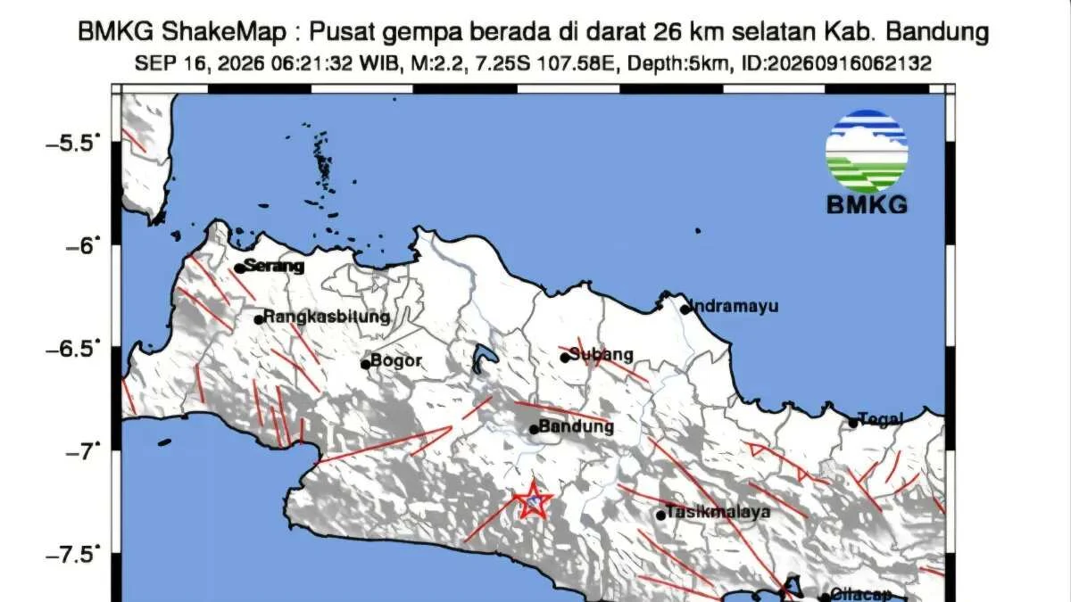Guncangan Gempa di Bandung: Rumput Bergoyang Hingga Pangalengan