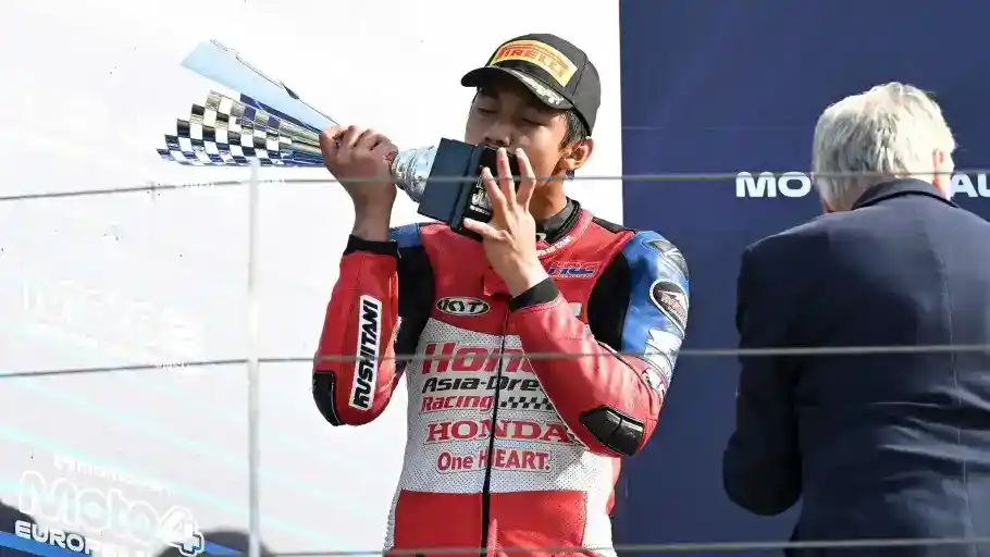 Perjuangan Kiandra Ramadhipa di Dua Balapan Penutup Moto3 Junior Misano