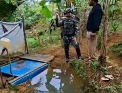Dukung Program Manunggal Air, Satgas Yonif 126/KC Pastikan Air Bersih untuk Warga Kombut