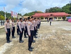 Kapolres Maybrat Pimpin Upacara Kenaikan Pangkat, Momentum Penghargaan bagi Pengabdian