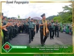Kodim 1512/Weda Gelar Tradisi Lepas Sambut Dandim