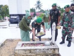 Peringati HUT Kodam VI/Mlw Ke – 67, Kodim 0906/Kkr Gelar Ziarah Dan Tabur Bunga