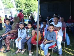 Ratusan Anak Turut Serta Dalam Sunatan Massal Yang Digelar Lanud Sultan Hasanuddin di Tompobulu