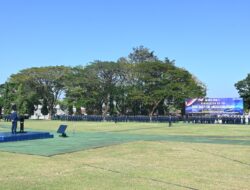 Puncak Peringatan Ke-78 Hari Bakti TNI AU, Personel Lanud Sultan Hasanuddin Ikuti Upacara di Makoopsud II