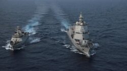 KRI SIM-367 dan KRI Brawijaya-320 Laksanakan Passex di Laut Mediterania