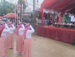 Danramil 05/MJ Bersama Forkopimcam Semangati Peserta Gerak Jalan Indah dalam Rangka HUT RI ke-80