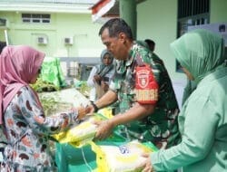 Kodim 0906/Kutai Kartanegara Gelar Gerakan Pangan Murah