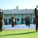 Prajurit Kodim 1505/Tidore Asah Ketangguhan Lewat Latihan Pencak Silat Militer