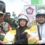 Jaga Stabilitas Harga Beras, Kodim 1710/Mimika Kolaborasi Dengan Perum Bulog Terus Gelar Gerakan Pangan Murah Kepada Warga Timika