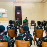 Dandim 1505/Tidore Kunjungi Pos Waci Yonif 732/Banau, Tekankan Kesiapsiagaan dan Keamanan Wilayah