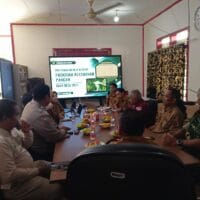 Babinsa Hambau Hadiri Musdes Khusus Program Ketahanan Pangan