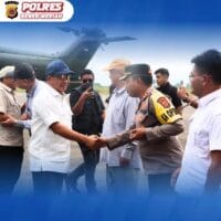 Kapolres Bener Meriah Dampingi Mendagri Tinjau Dampak Bencana Alam