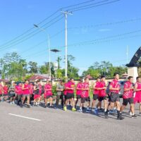 Latihan Rutin, Prajurit Kodim 1710/Mimika Tempuh Lari 8 Km