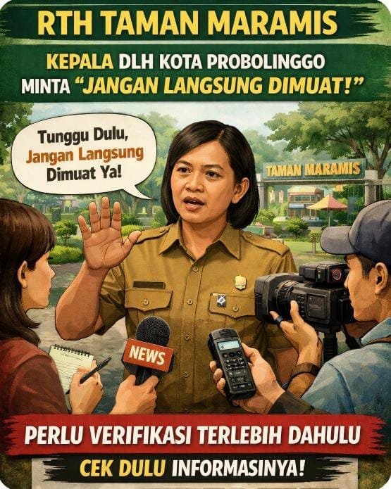 Disoal Media Soal Taman Maramis, Kepala DLH Kota Probolinggo: Jangan Dimuat Dulu, Kami Koordinasi