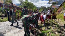 Kodim 1714/PJ Laksanakan Kegiatan “Sekolahku Bersih, Sekolahku Indah, Sekolahku Sehat” Secara Serentak di Se-Kabupaten Puncak Jaya