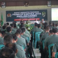 Primkop Kartika Jaya Angling Darmo Kodim Bojonegoro Gelar RAT Tutup Buku Tahun 2025