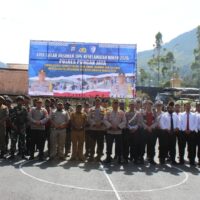 Kodim 1714/PJ Berpartisipasi Dalam Apel Gelar Pasukan Operasi Keselamatan Noken 2026 di Polres/PJ