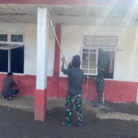 Satgas Gulbencal TNI AD Percepat Pemulihan SMPN 26 Takengon, Pastikan Sekolah Segera Kembali Digunakan