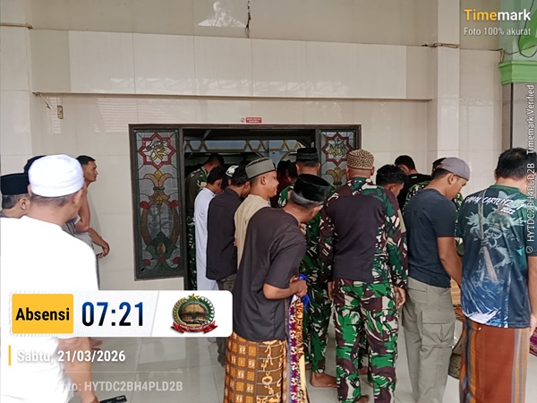 Kodim 1714/Puncak Jaya Ibadah Sholat Idul Fitri 1447 H / 2026 M di Masjid AL- Mujahidin Mulia Kab. Puncak Jaya