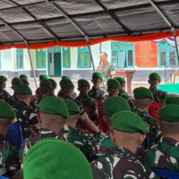 Dandim 1505/Tidore Sambut Kunjungan Kerja Pangdam XV/Pattimura