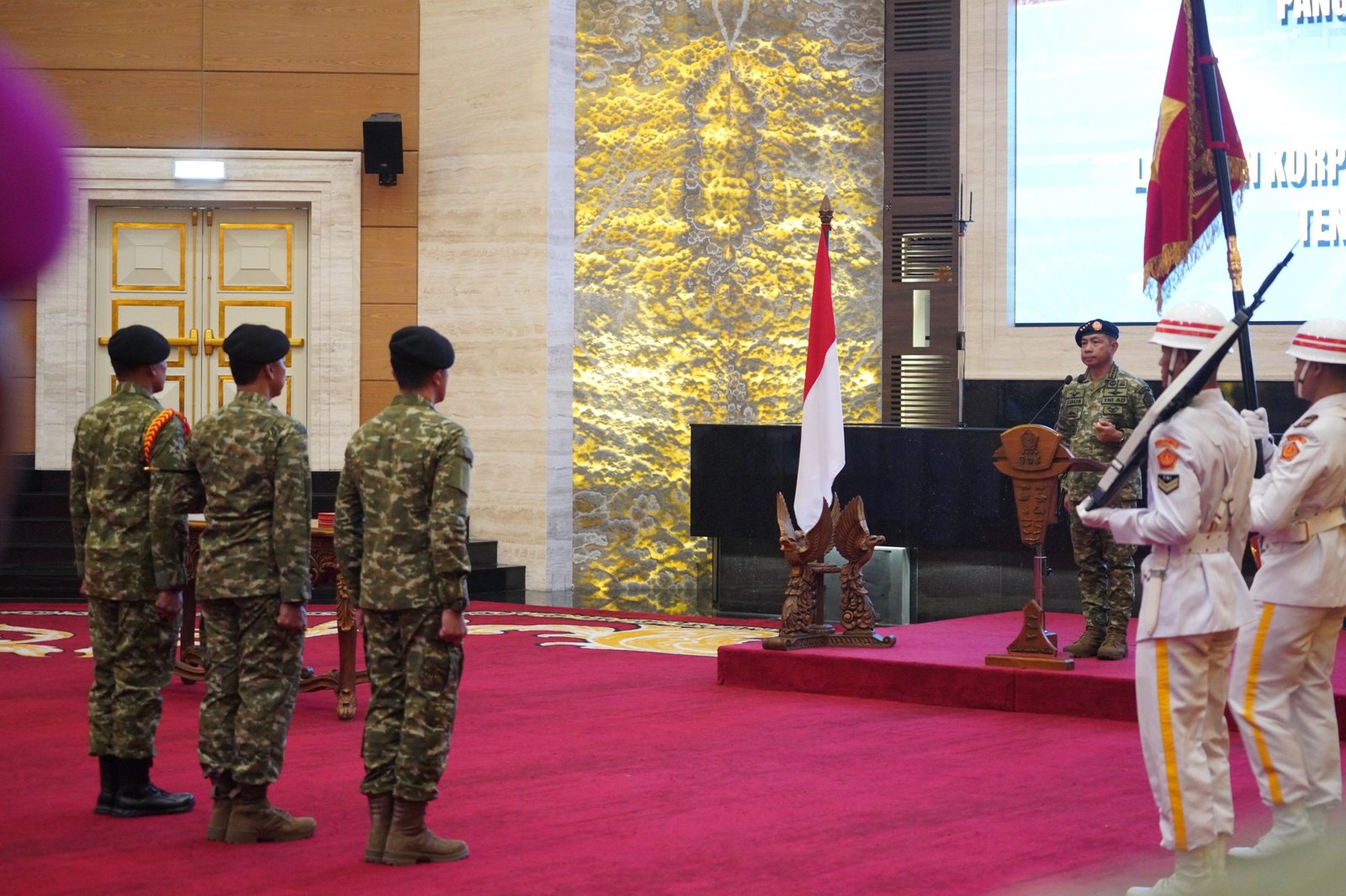 Panglima TNI Pimpin Sertijab, Pelantikan Kaster TNI dan Terima Laporan Korps Kenaikan Pangkat Pati TNI