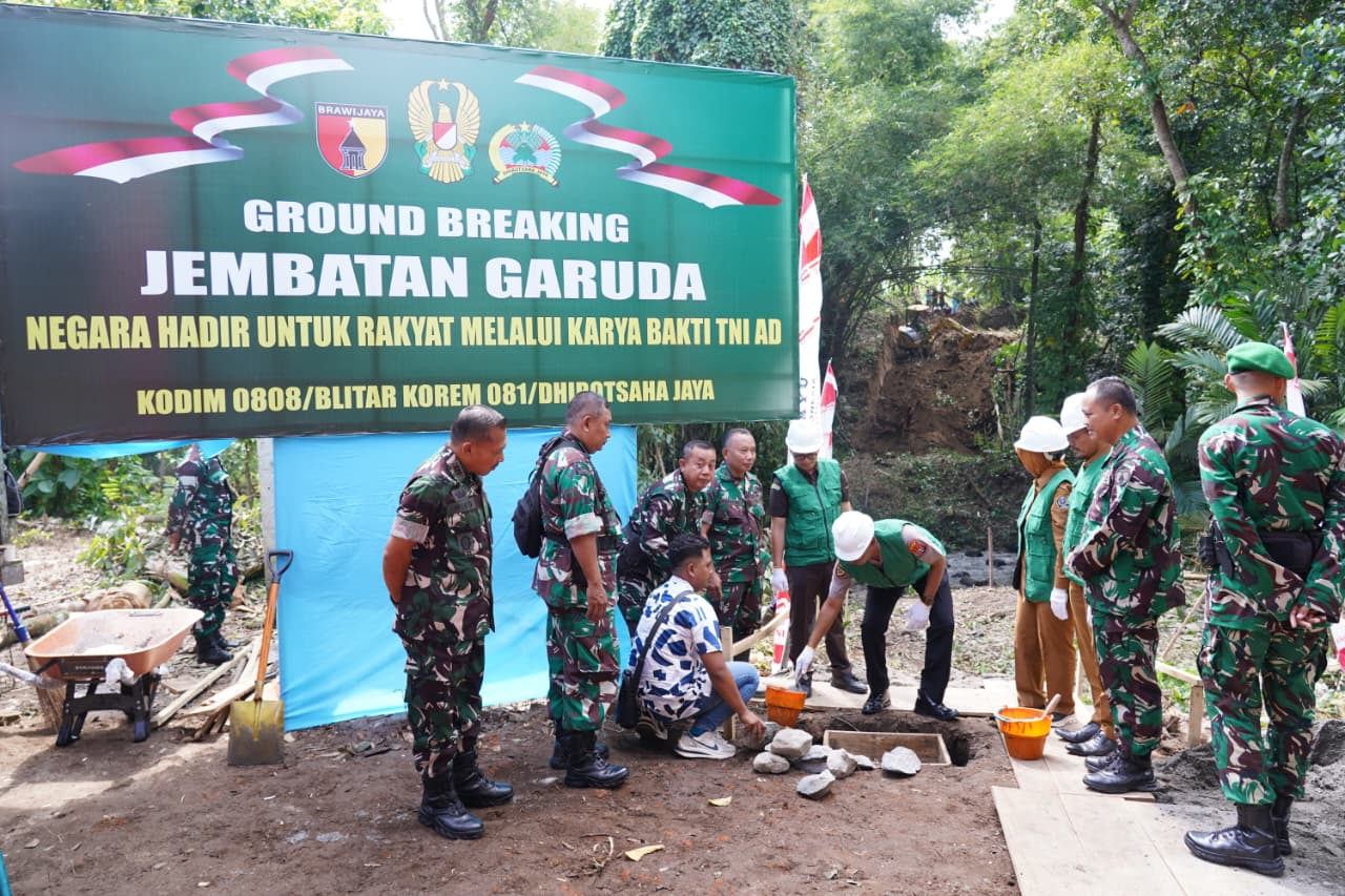 Ground Breaking Jembatan Garuda Di Banggle, Bukti Nyata Kehadiran Negara Untuk Rakyat