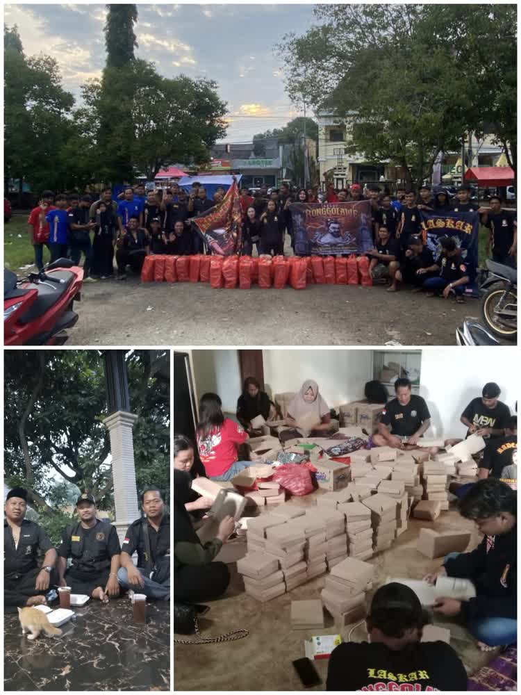 Dipimpin Bapak Tono, LRN Cabang Merak Urak Gelar Aksi Sosial Berbagi Takjil