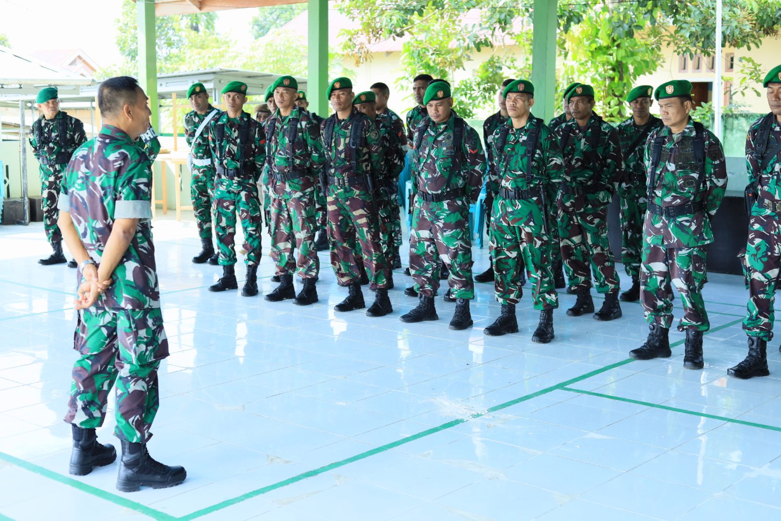 Apel Cuti Lebaran, Personel Kodim 1505/Tidore Diingatkan Utamakan Keamanan Saat Mudik