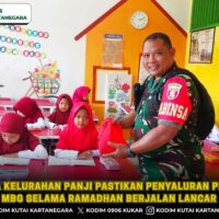 Babinsa Kelurahan Panji Pastikan Penyaluran Program MBG Selama Ramadhan Berjalan Lancar