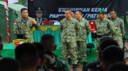 Dandim 1505/Tidore Dampingi Pangdam Gembleng Prajurit Yon TP 866 Jadi Petarung Pattimura Yang Sejati