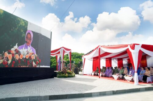 Ketua Umum Dharma Pertiwi Pimpin Kegiatan Bakti Sosial di Bekasi