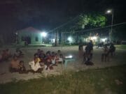 Tumbuhkan Jiwa Patriotisme, Satgas TMMD Ke-128 Kodim 1801/Manokwari Gelar Film Perjuangan