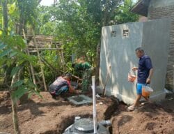 TMMD ke-128 Bangun Sanitasi untuk Warga Desa Brabe, Tingkatkan Kesehatan Lingkungan