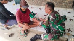 Satgas TMMD Ke-128 Gelar Komsos dan Pemeriksaan Kesehatan Gratis untuk Warga Dusun Klagin, Brabe