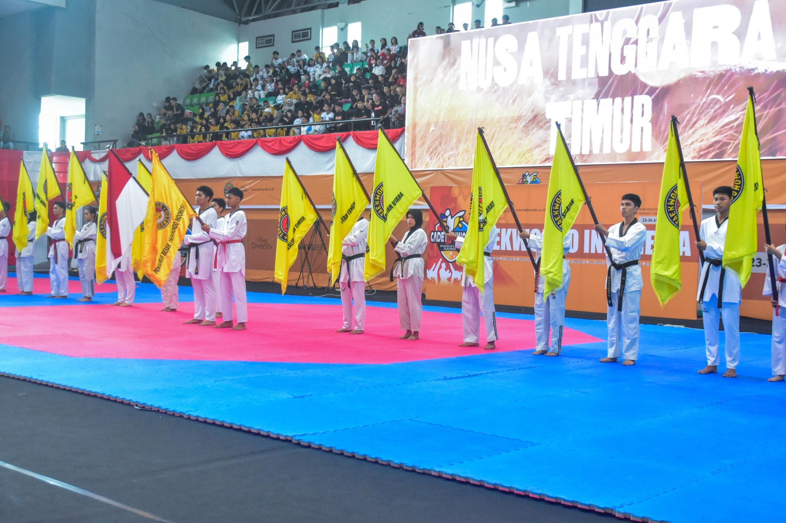 Ketum PBTI Letjen TNI Richard Tampubolon Buka Kejurnas Taekwondo Cadet dan Junior 2026: Ingatkan Sportivitas Atlet dan Wasit