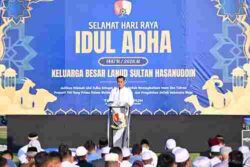 Idul Adha Penuh Makna di Lanud Sultan Hasanuddin, Ribuan Warga Ikuti Sholat Id dan Berbagi Kebahagiaan Melalui Kurban