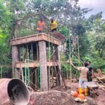 Pembuatan Tandon Air TMMD Ke-128 di RT 20 RW 07 Brabe Capai 50 Persen