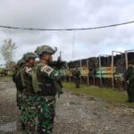 Wapangkoops TNI Habema Tinjau Kesiapsiagaan Prajurit di Pos Kotis Dekai
