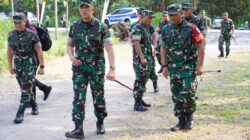 Dandim 0808/Blitar Dampingi Pangdam V/Brw Kunjungi Lokasi Brigif/Yonif TP Di Kesamben