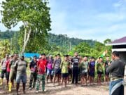 Apel Pagi TMMD Ke-128 Kodim 1801/Manokwari Perkuat Semangat Satgas di Tanah Rubuh: Komandan SSK Kerahkan Personel Ke Sasaran Pembangunan