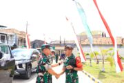 Tim Wasev Sterad TNI Melakukan Kunjungan Kerja Ke Lokasi Program TMMD Ke 128 di Desa Brabe