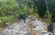 Paving Jalan Dusun Klagin Hampir Rampung, Warga Sampaikan Terima Kasih Kepada Satgas