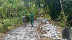 Paving Jalan Dusun Klagin Hampir Rampung, Warga Sampaikan Terima Kasih Kepada Satgas