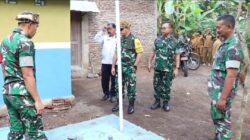 Tim Wasev Sterad Tinjau Pembangunan Tangki Septik Individual TMMD Ke-128 di Desa Brabe