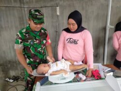 Sinergi Babinsa Dan Nakes Kelurahan Turi Kejar Target Posyandu Stunting Di Kota Blitar